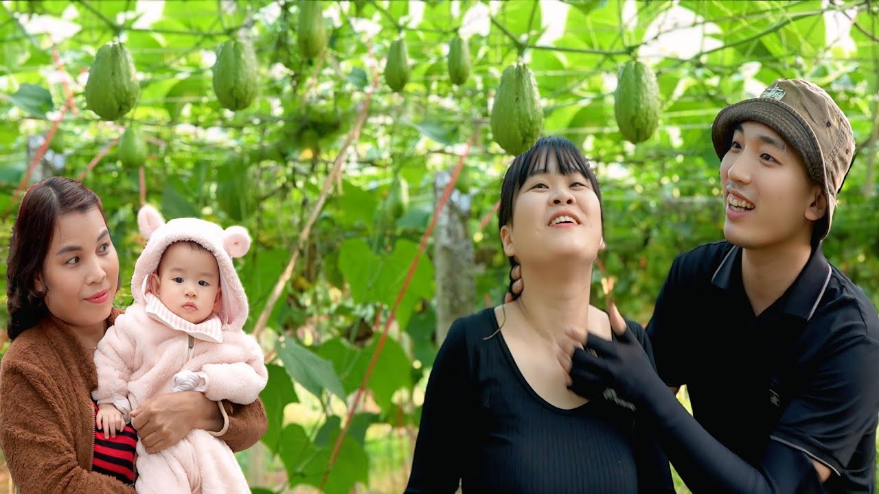 Love in the Countryside: Tuan and Thuy Share a Tender Moment, Grandpa Gives His Blessin