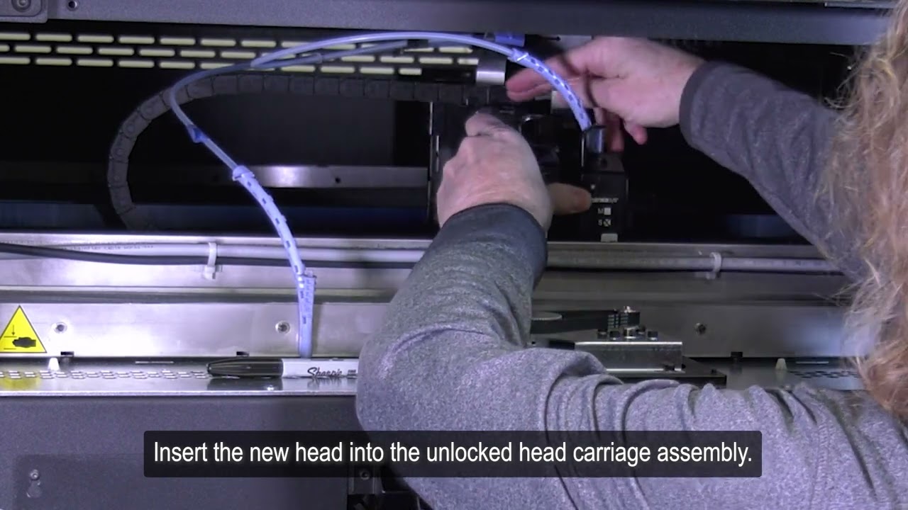 Stratasys Academy | F770 3D Printer: Head Removal and Replacement