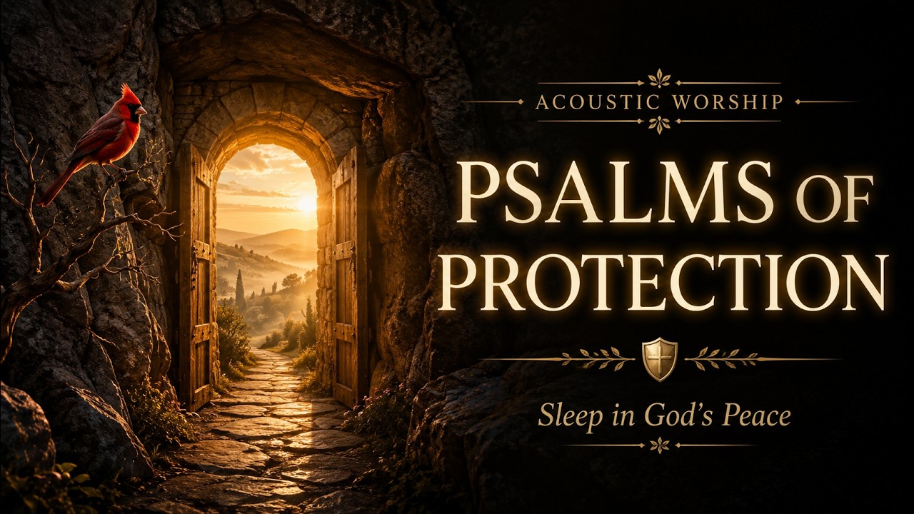 Psalms of Protection | 1 Hour of Acoustic Bible Verses (KJV) | Christian Sleep & Prayer Music