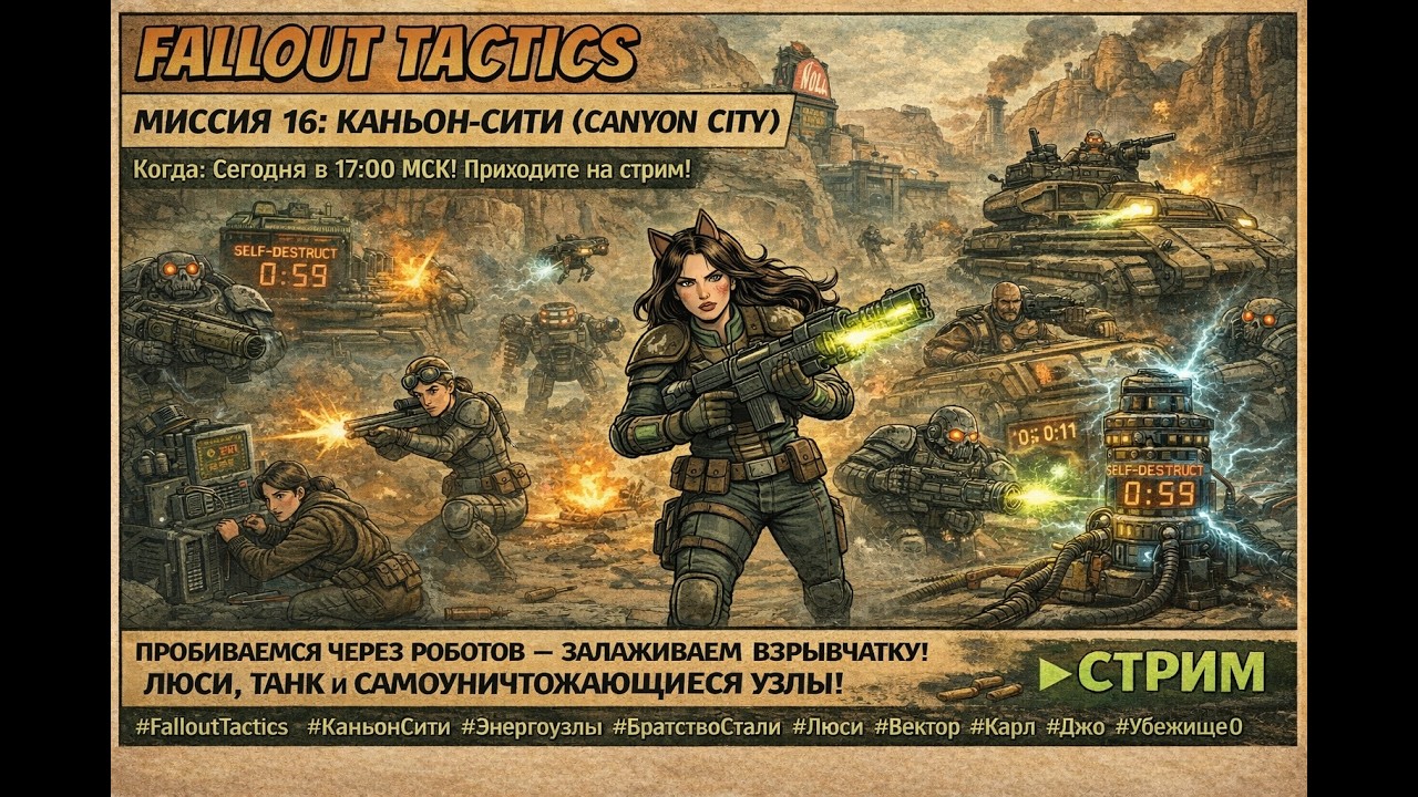 Fallout Tactics | Миссия 16: Каньон-сити