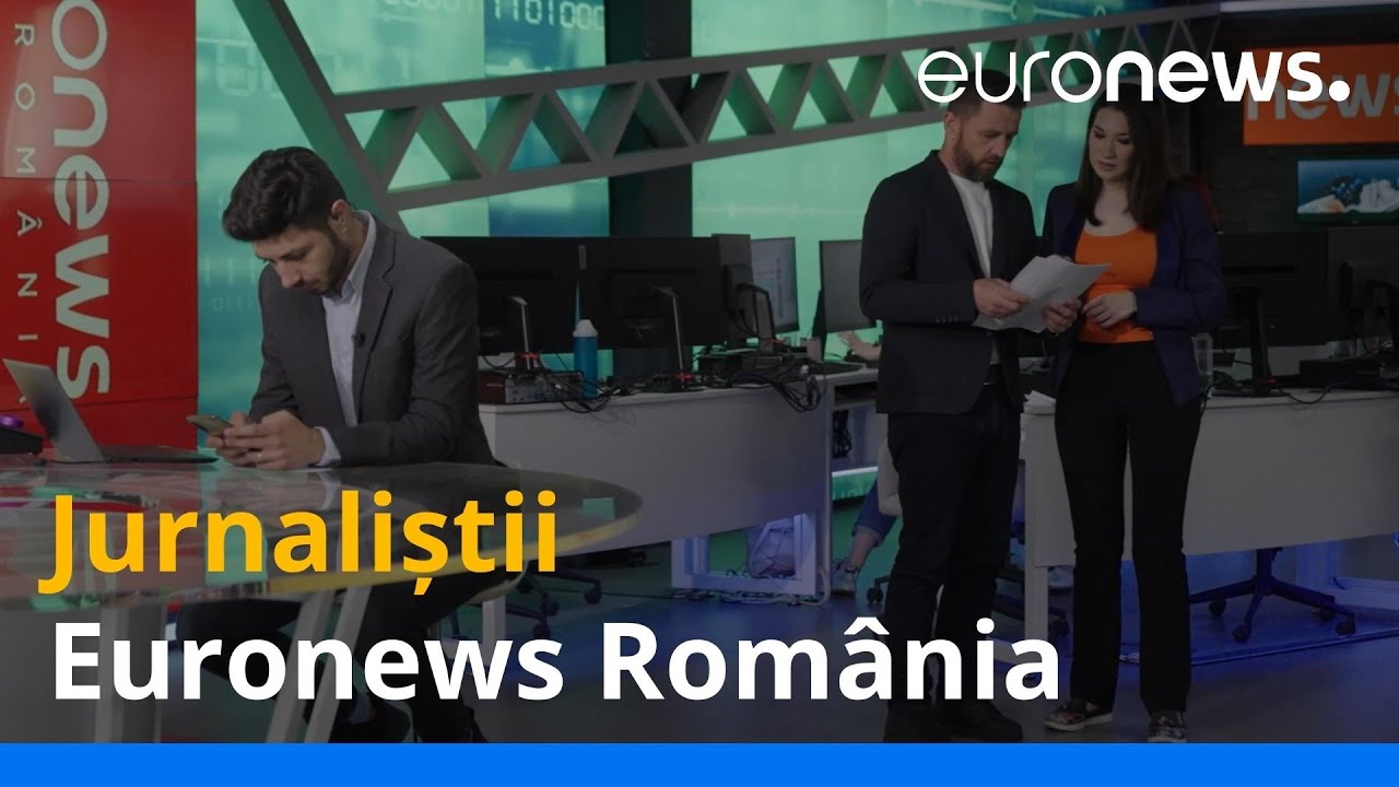 Prezentarea jurnaliștilor Euronews România