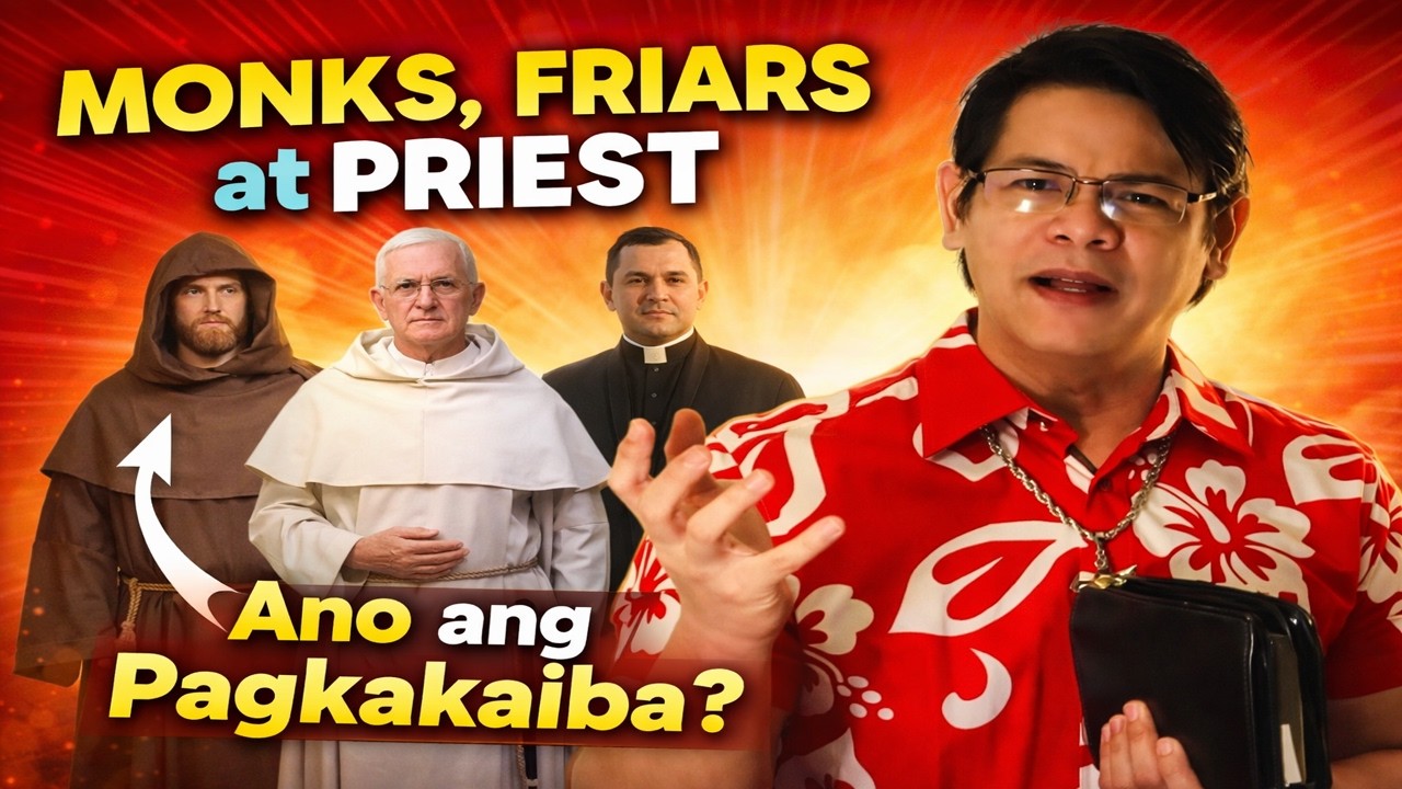 👉  Ano ang Pagkakaiba  sa Catholic Monks, Friars, and Diocean Priest?
