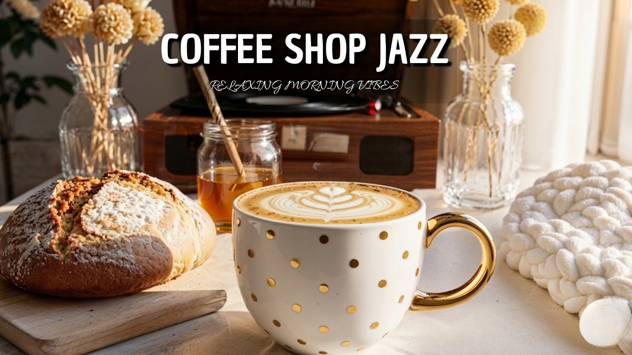 Coffee Shop Jazz ☕ Relaxing Morning Cafe Jazz Music for Work, Study & Chill