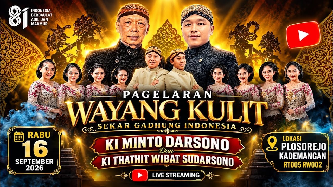 🛑 WAYANG KULIT KI MINTO DARSONO & KI THATHIT WIBHAT S. // LAKON: 