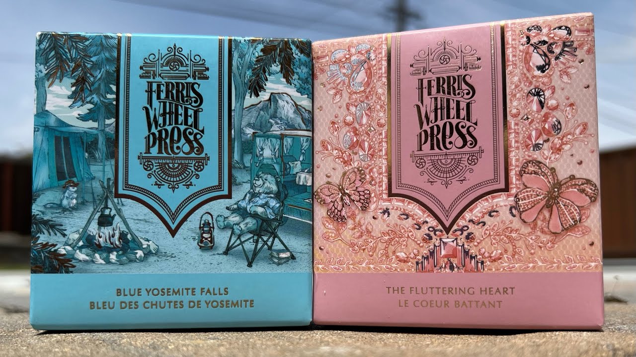 NEW INK DAY: Ferris Wheel Press Fluttering Heart & Blue Yosemite Falls