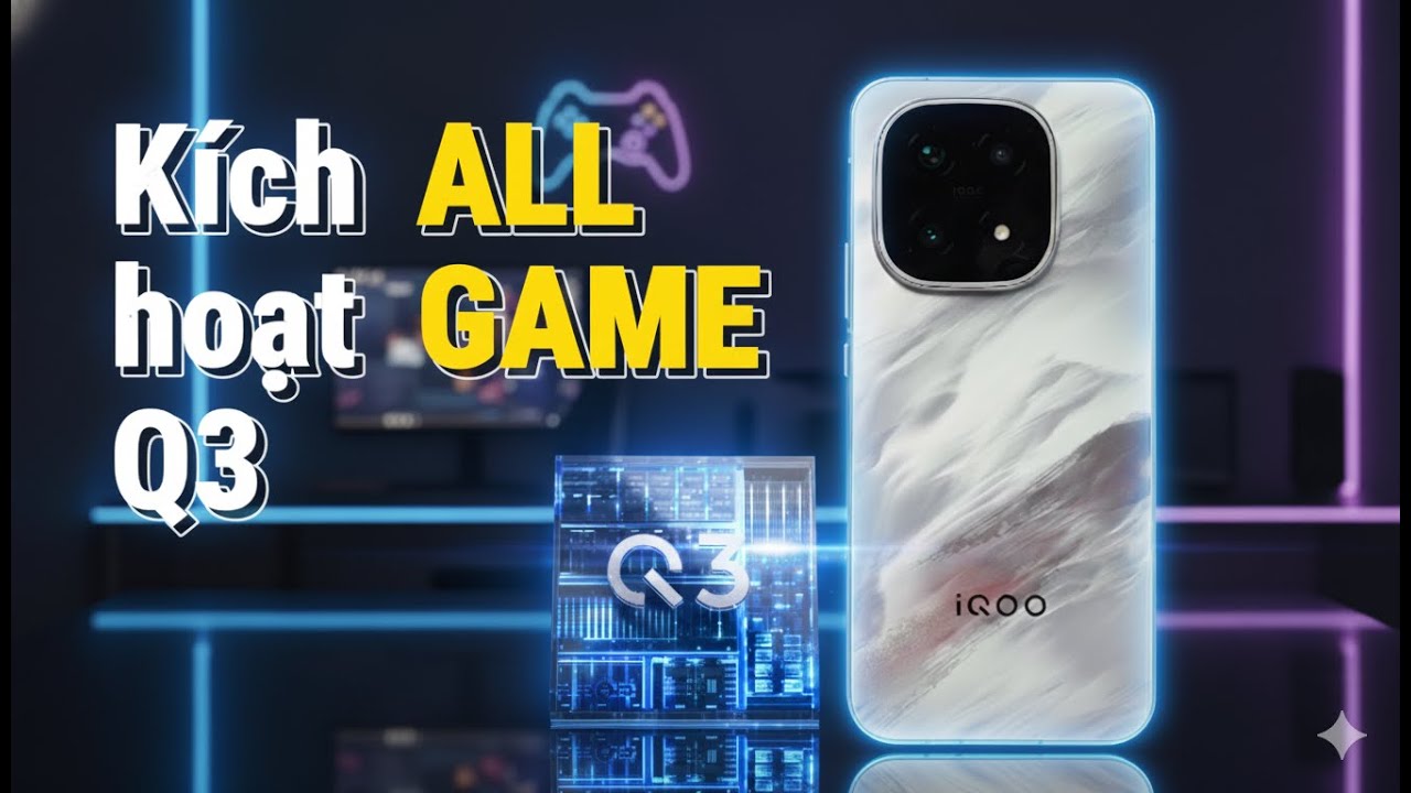 Hướng dẫn Kích Hoạt Q3 trên IQOO: Dò tia, Nội suy Khung hình, Siêu phân giải All Game (Q2 cũng được)