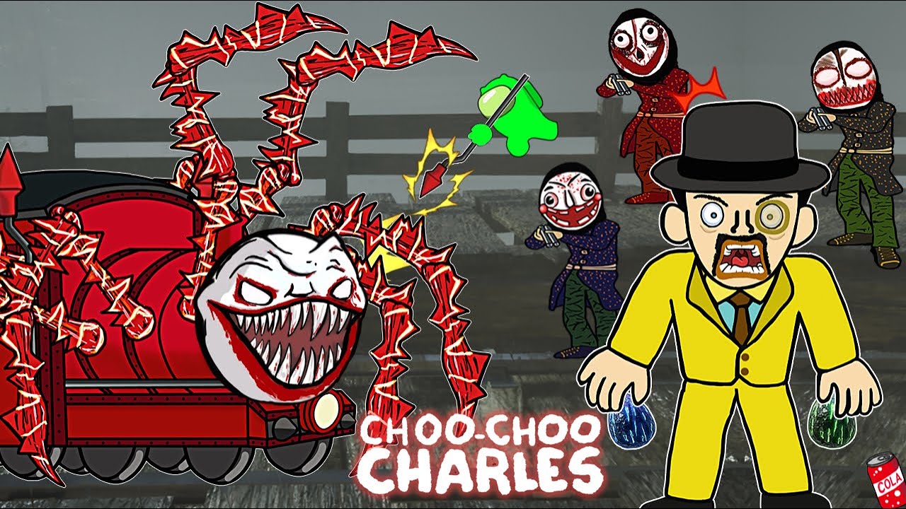 Among Us VS Choo-Choo Charles | Funny Animation | 추추찰스 vs 어몽어스