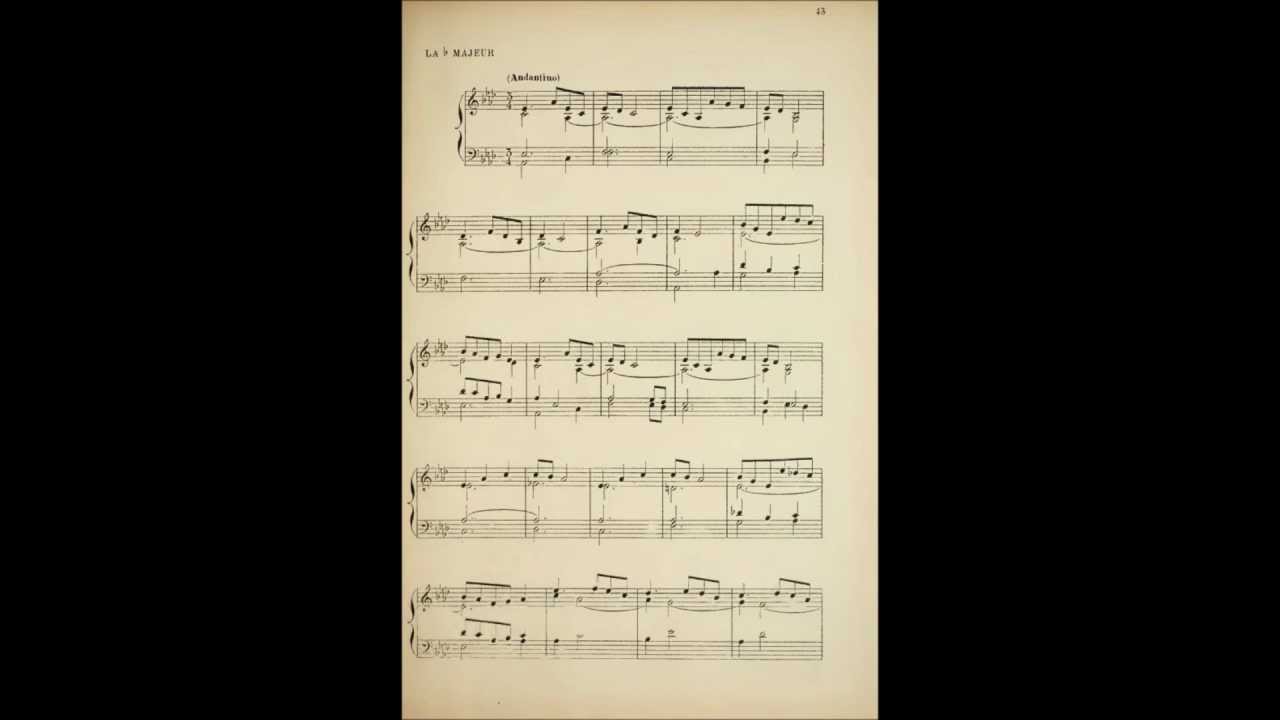 César Franck: Andantino in Ab Major