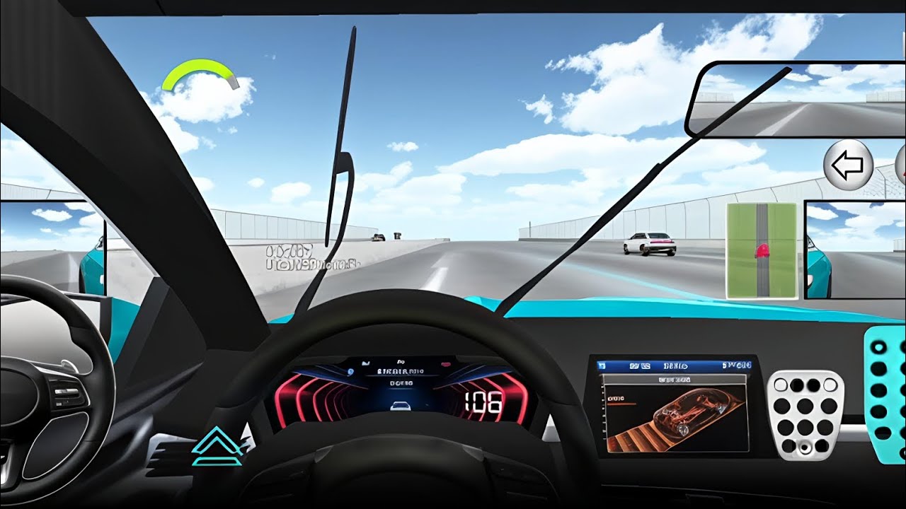 Car Driving Game Interior View 🚗 Realistic Highway Simulation 2026