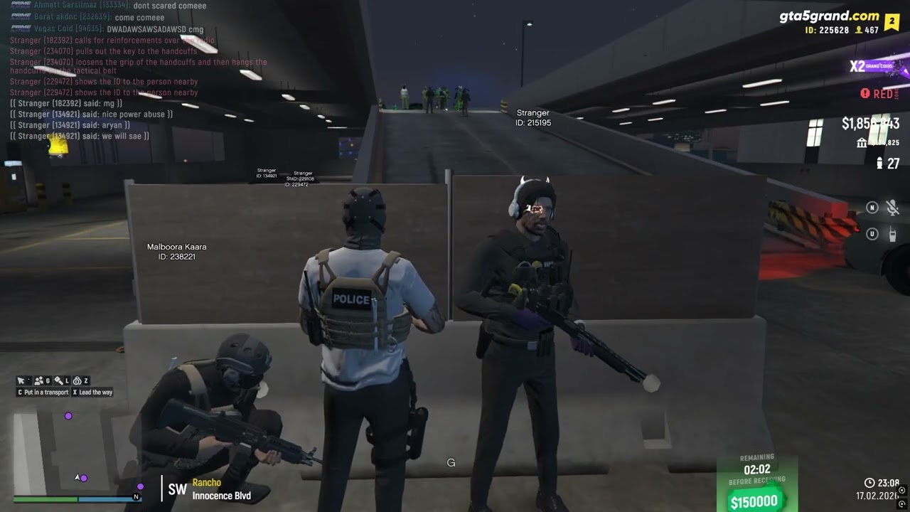 Hostage situation : 17-02-2026 Time: 22:55 LSPD