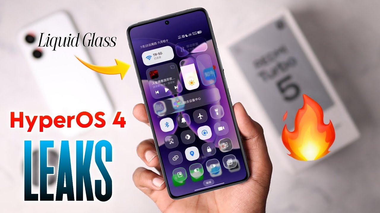 HyperOS 4 Liquid Glass is INSANE 🔥 Biggest UI Changes Leaked!