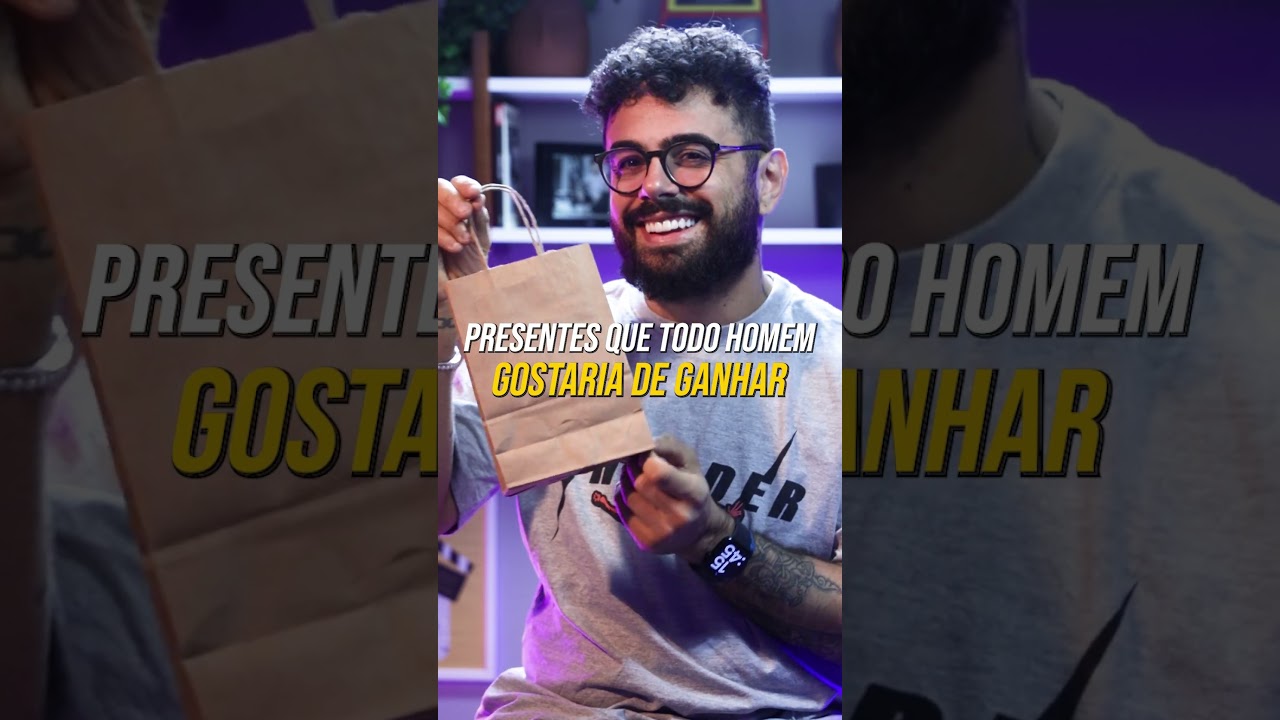 Presentes criativos para o homem