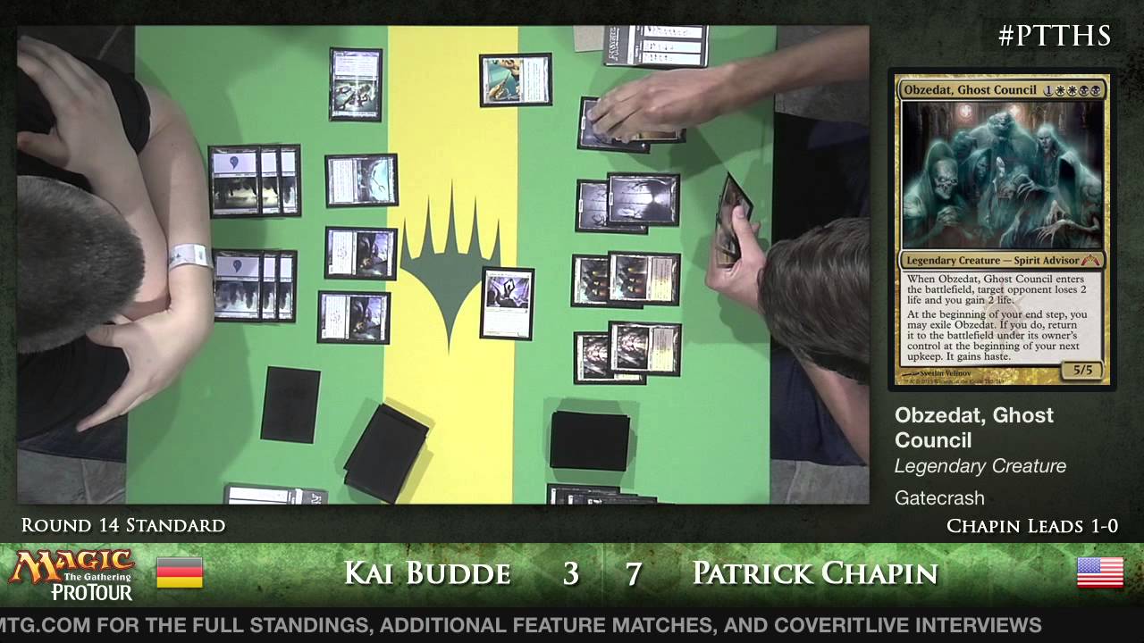 Pro Tour Theros - Standard Round 14 - (HOF) Kai Budde vs. (HOF) Patrick Chapin