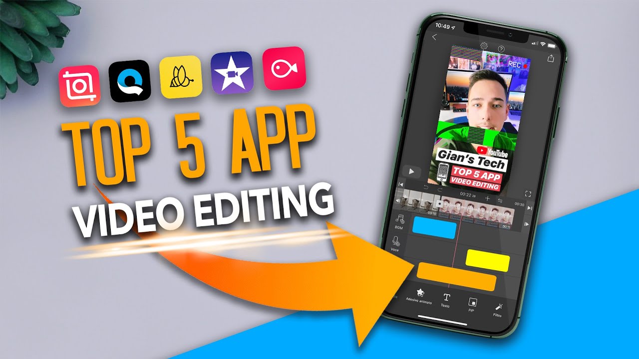 MIGLIORI 5 APP per EDITARE VIDEO GRATIS su iPhone (2020)