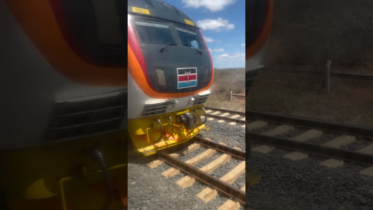 SGR Kenya #shorts #youtube #youtubeshorts #100shorts2024 #shortsafrica #train #pullupyoshorts #fyp