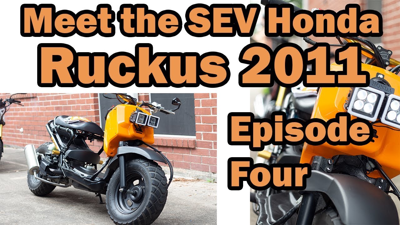 SEV Honda Ruckus 2011 - Intro to my smallest motorized vehicle 49cc