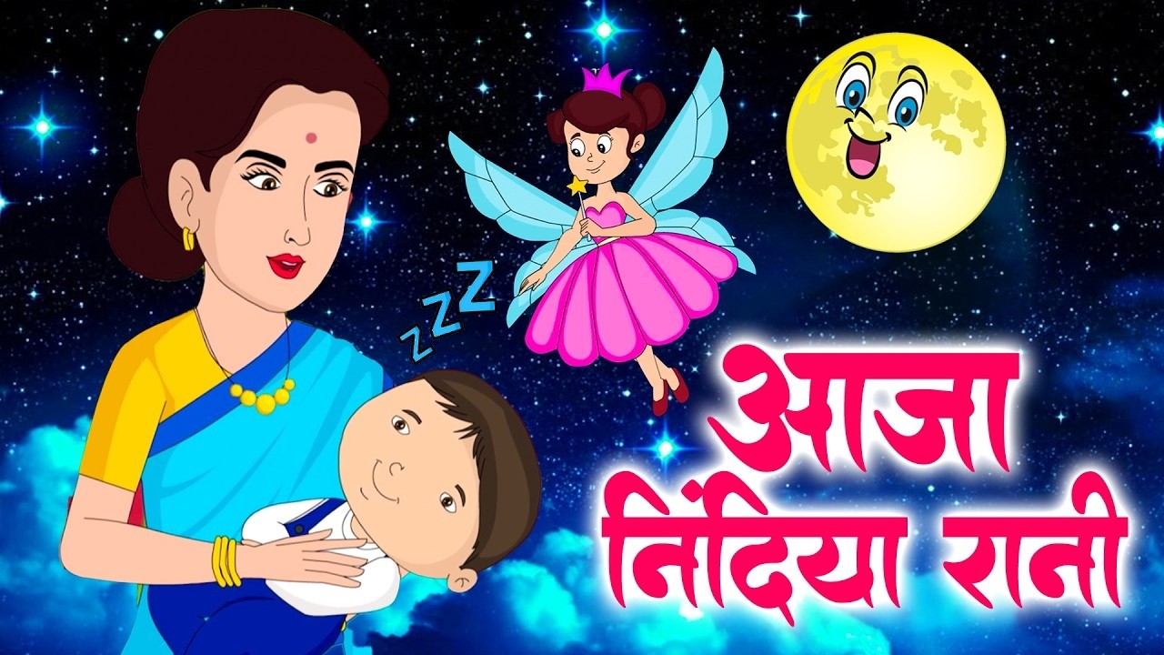 Aaja Nindiya Rani Aaja | आजा निंदिया रानी | Hindi Lullaby for Kids | Galaxy Rhymes | #galaxyrhymes
