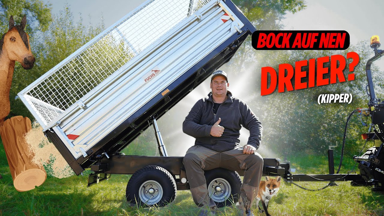Bock auf ’nen Dreier? 🤫 Der neue Fuchs 3-Seitenkipper im Test!