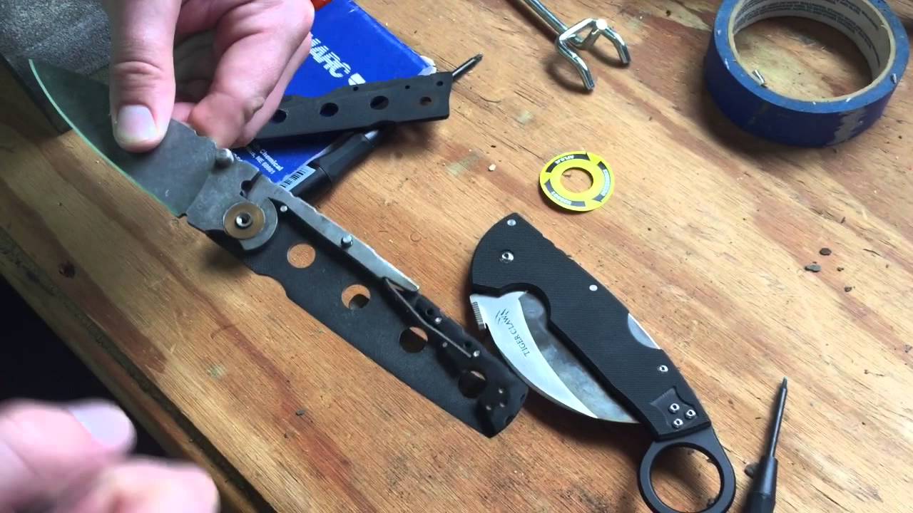 D.I.Y. Cold Steel lock Smoothness Modification