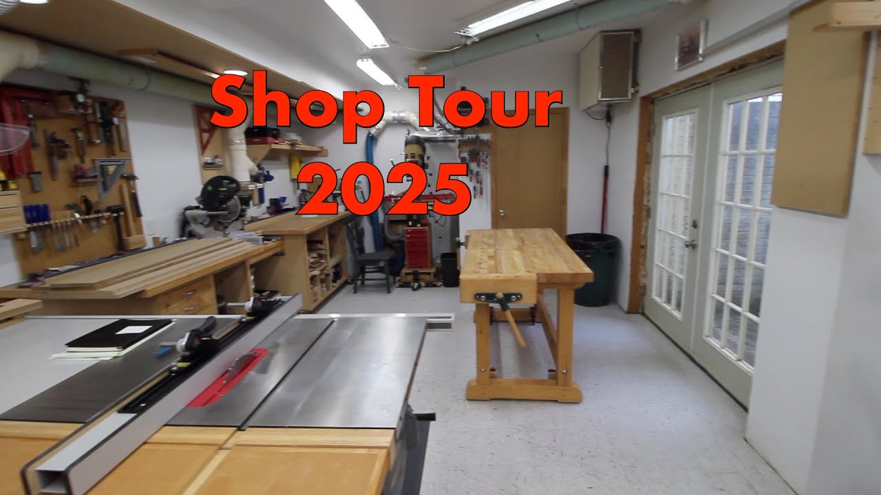 StPeteMakes Woodworking Shop Tour 2025