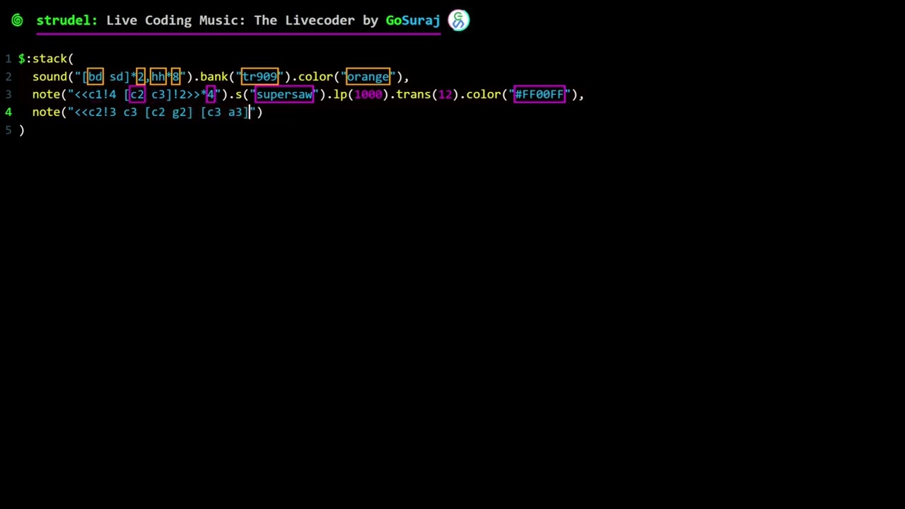 Live Coding Music: The Livecoder