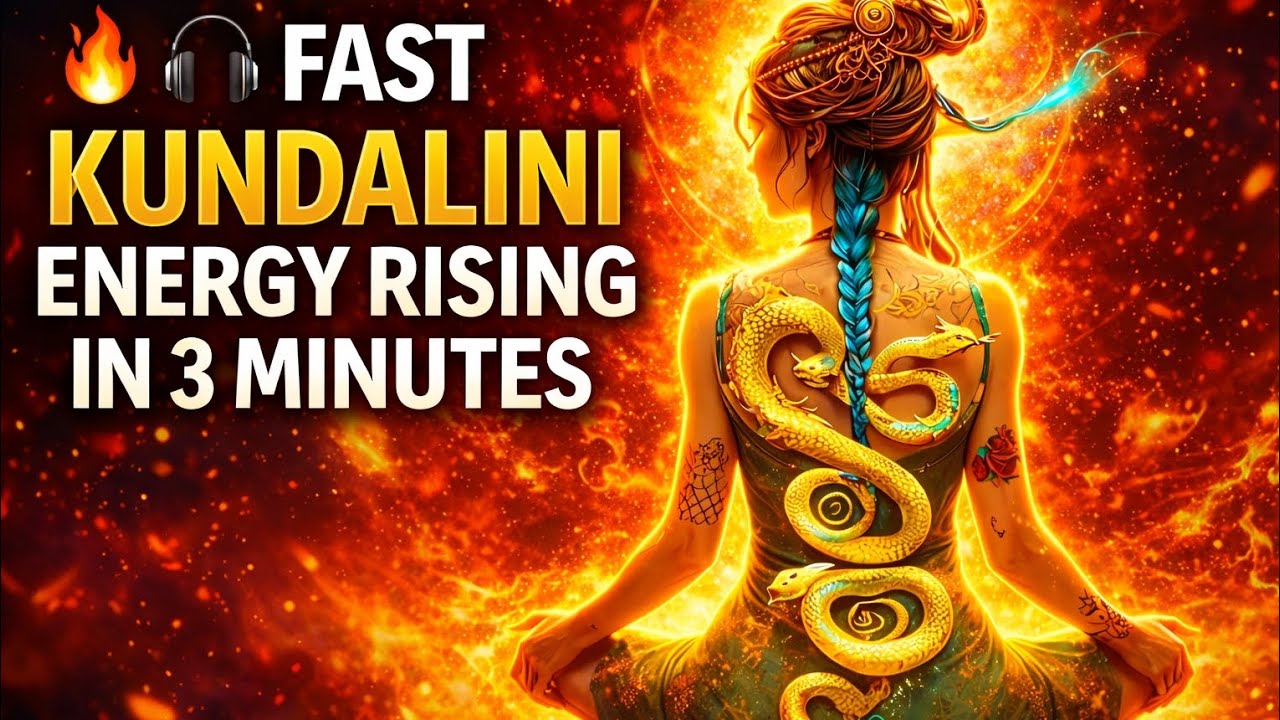 FAST KUNDALINI ENERGY RISING in 3 MINUTES (Warning: Very Strong!) Instant Emotional Healing |1111Hz