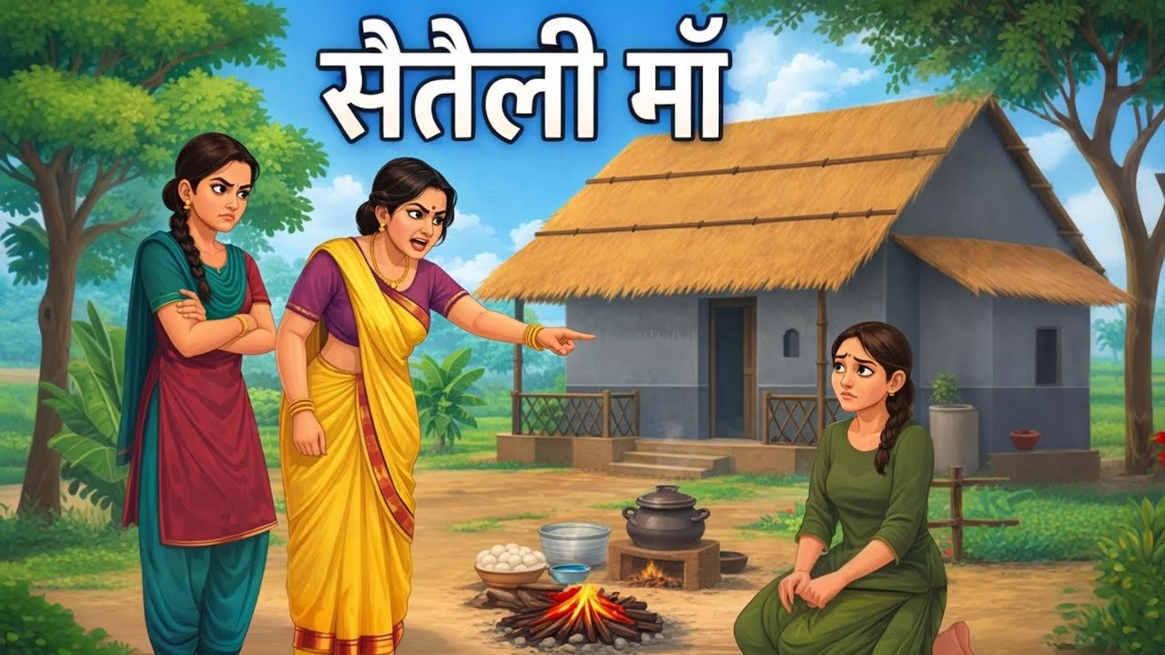 सौतेली मां | Sauteli maa | Hindi kahani | Moral Story | New Cartoon Video | 