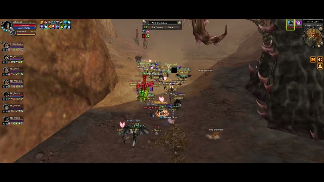 Falkenbach / Aggressive Hunt Carvan in Cerberus Online