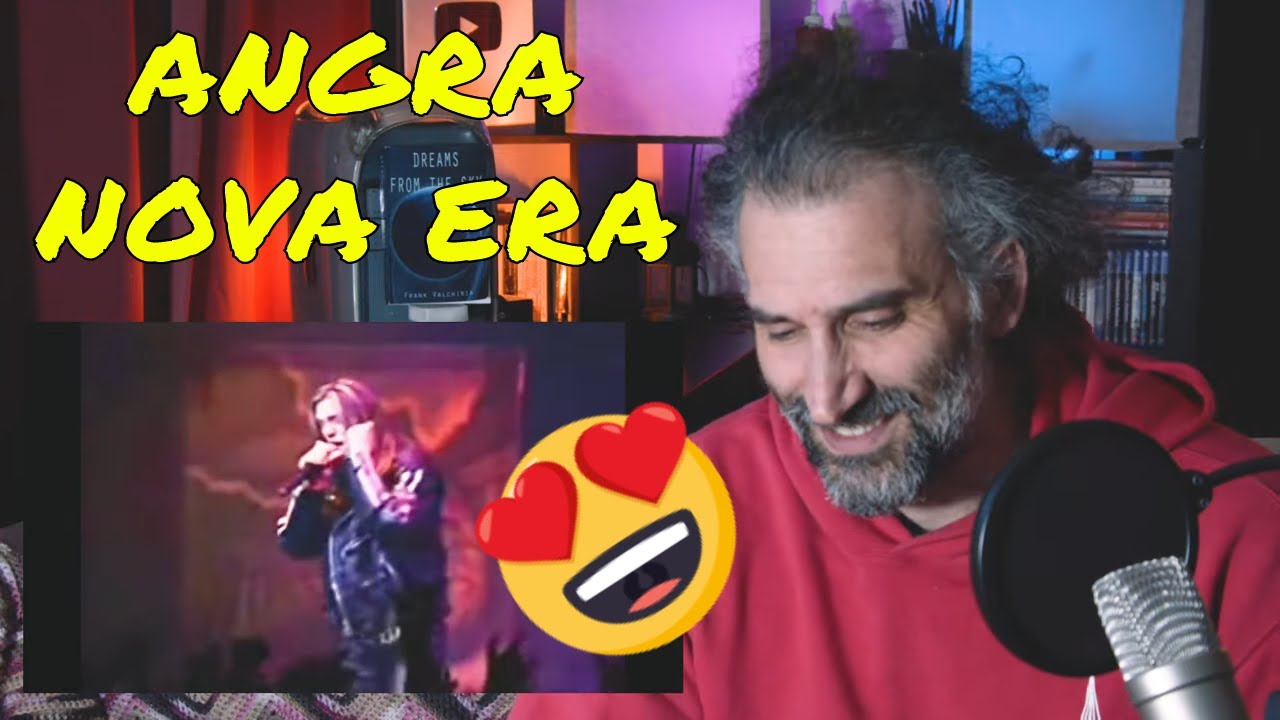 Angra - Nova Era - ( live) singer reaction @AngraChannel