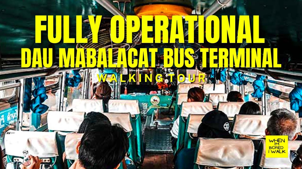 VERY BUSY DAU BUS TERMINAL | WHEN IM BORED I WALK