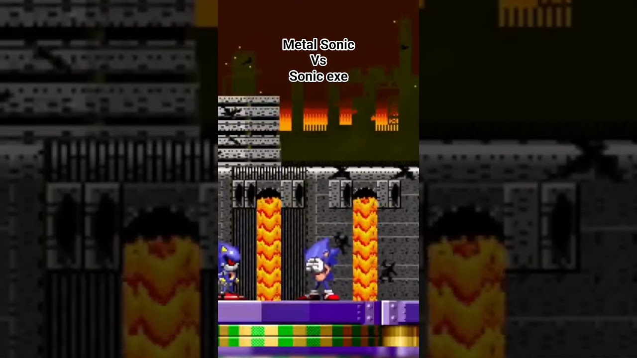 Metal Sonic vs Sonicexe #sonic #sonicexe #metalsonic #sonicthehedgehog #tails #amy #knuckles #eggman