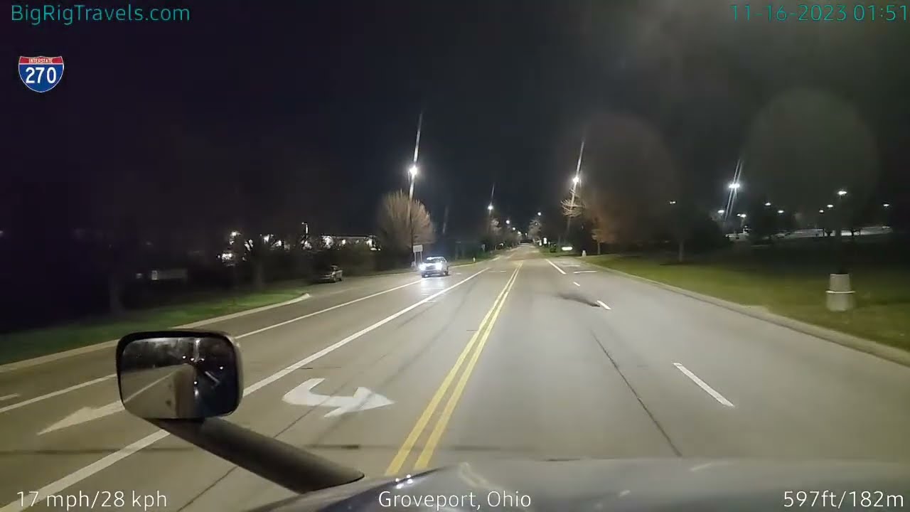 BigRigTravels LIVE | Obetz, Ohio (11/16/23 1:43 AM)