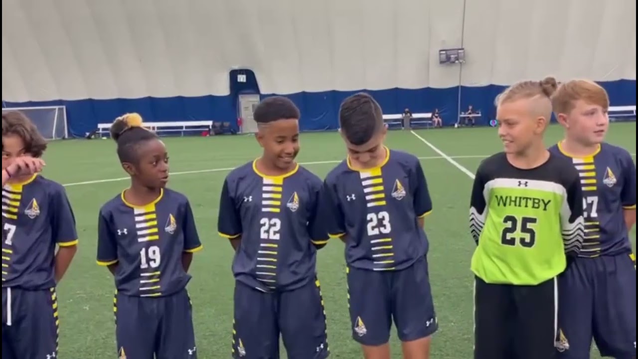 The London Cup Send Off: Whitby FC u12 England Tour Team