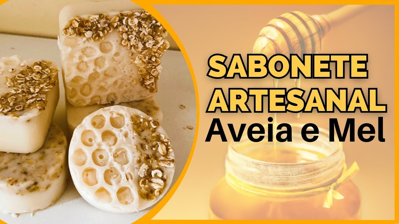 SABONETE ARTESANAL de AVEIA E MEL 🍯