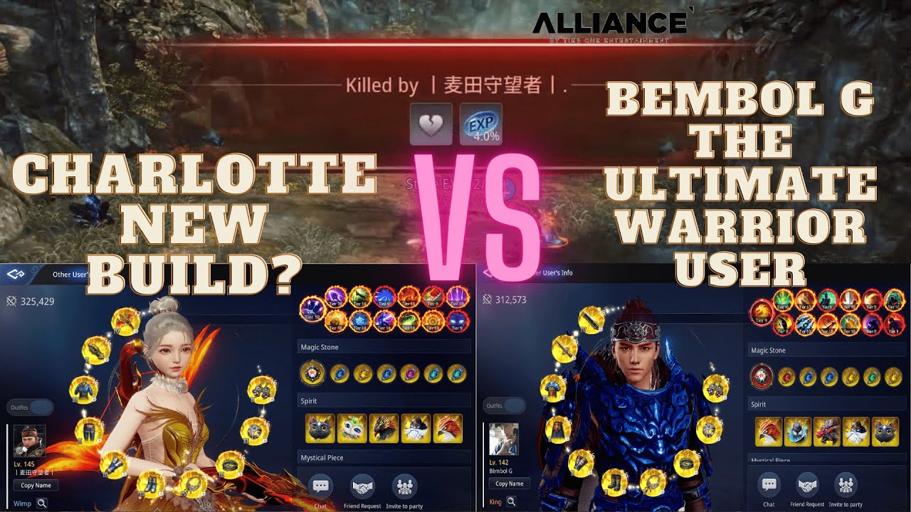 MIR4  313K PS BEMBOL G (PHA) VS  (HOF) CHARLOTTE NEW BUILD? 325K PS ARBALIST #mir4 #mir4global