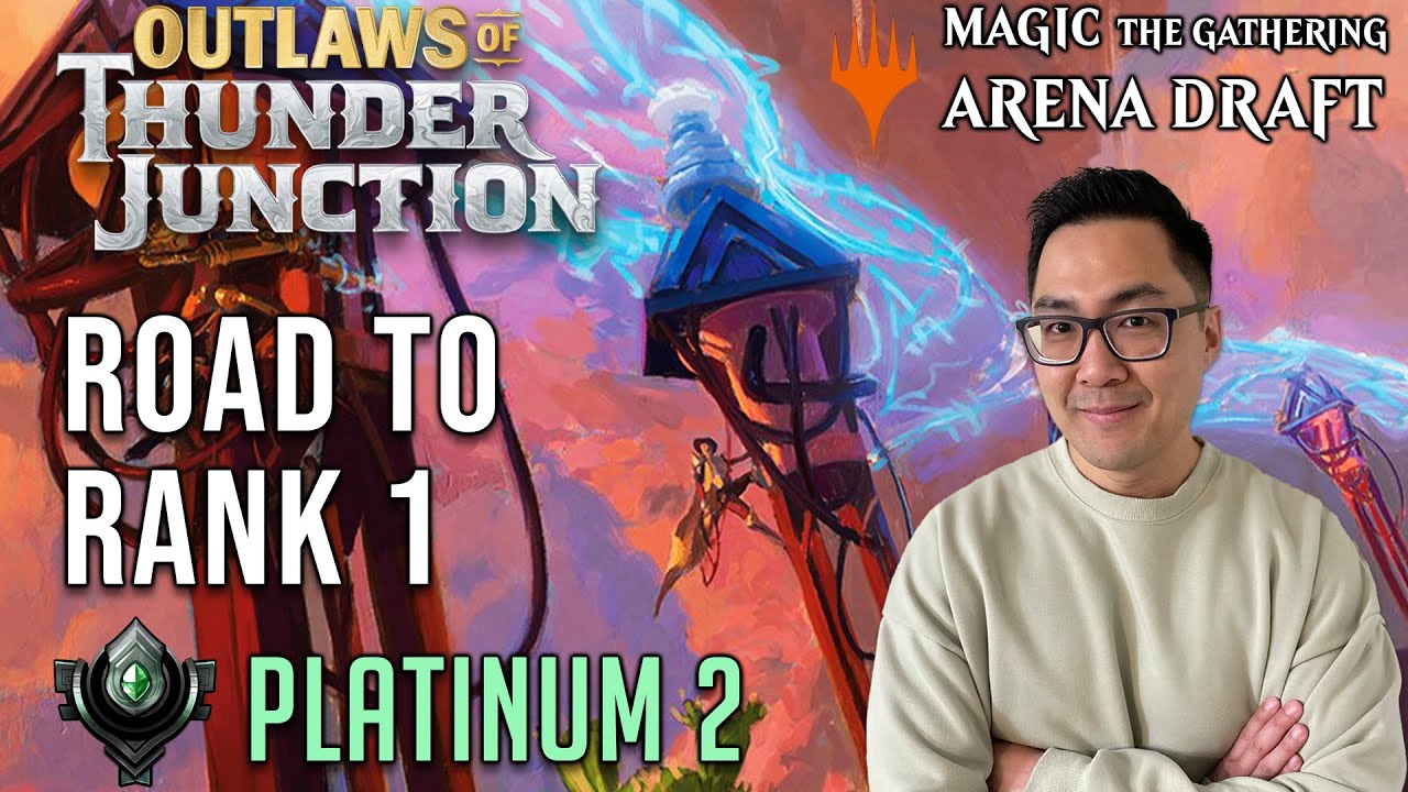 4 Colors In OTJ Draft? You Con Du It! | Platinum 2 | Road To Rank 1 | OTJ Draft | MTG Arena