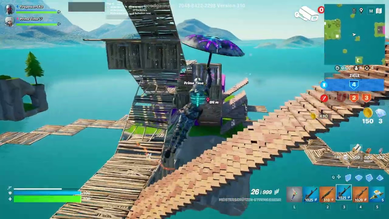 Fortnite Bedwars 🛏️ Gameplay PC Easy Win 💪