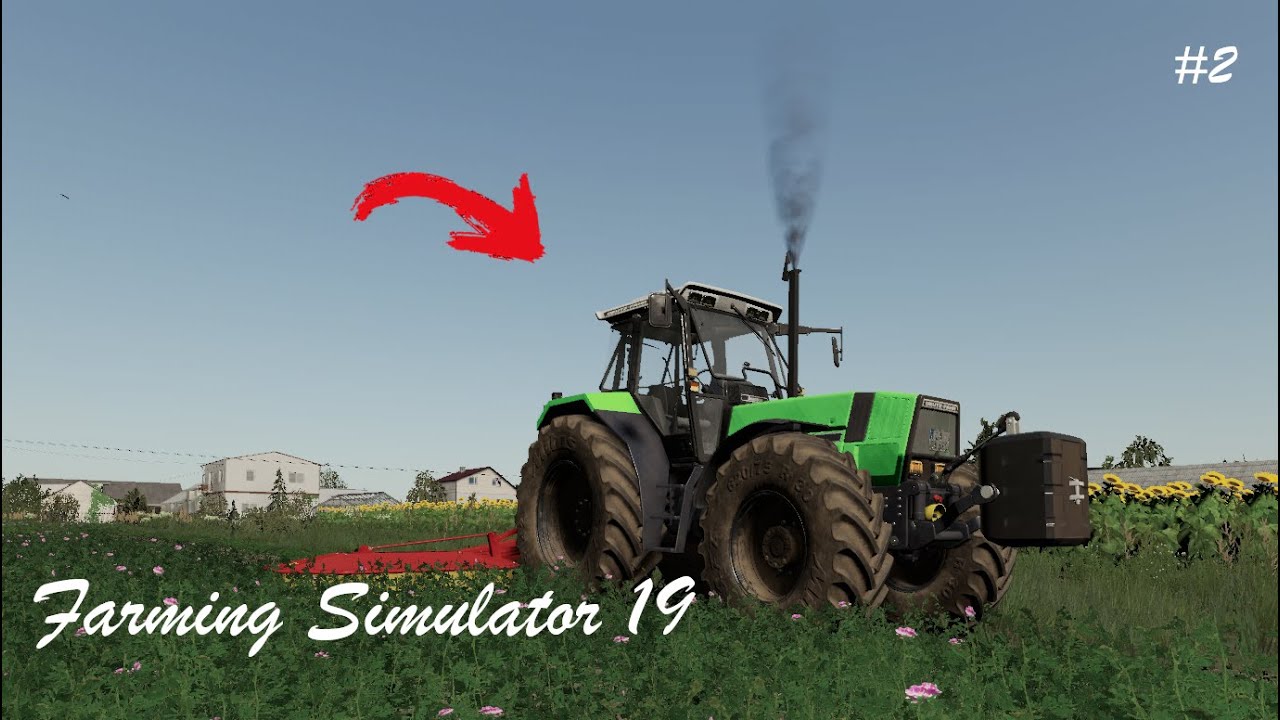 Cutting grass 🌿🚜 - Zdziechów -  Farming Simulator 19 - Timelapse #2 #Oamisca  #Farming Simulator 19