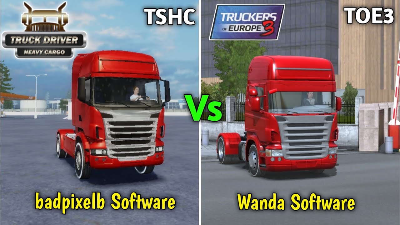 Truck Simulator Heavy cargo Vs Truckers of Europe 3