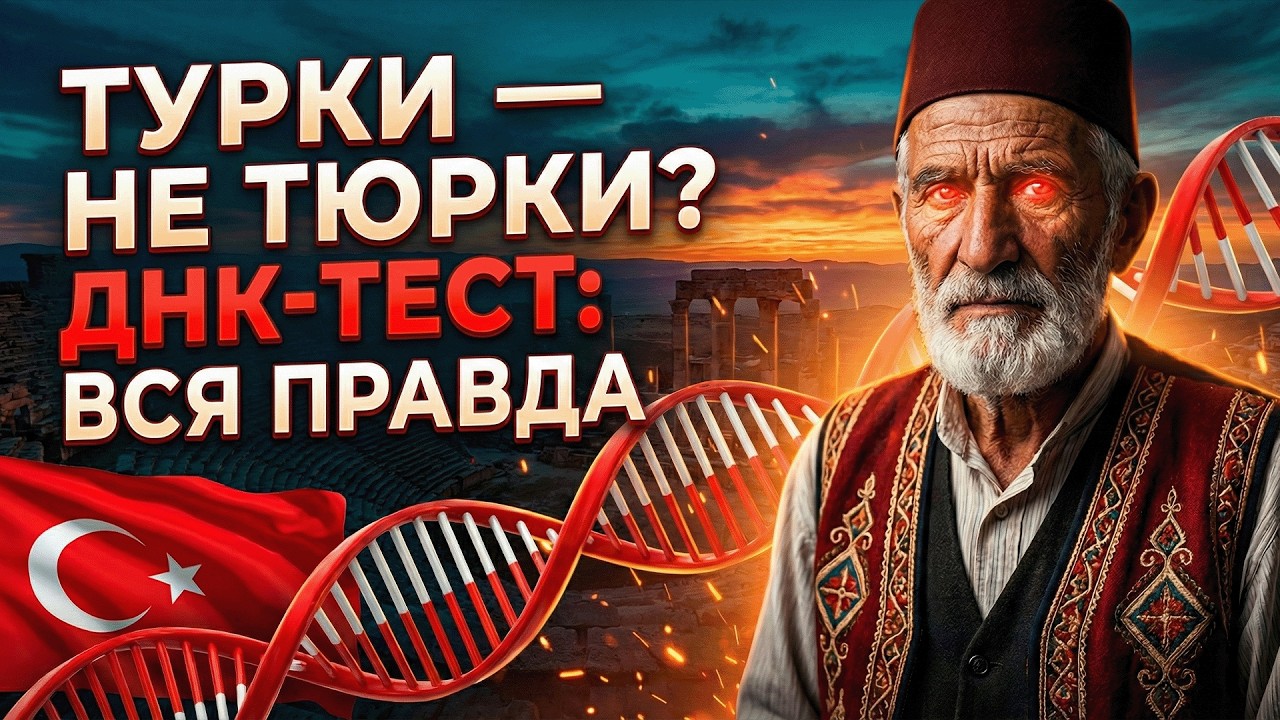ТУРКИ — ЭТО ВОВСЕ НЕ ТЮРКИ? Великий обман истории: ДНК-тест показал, что в Турции почти нет турок!