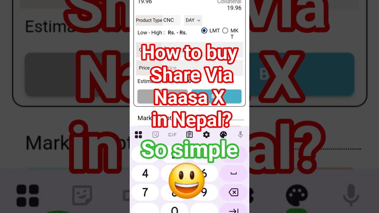 How to buy share in naasa x app in naasa security in nepal?