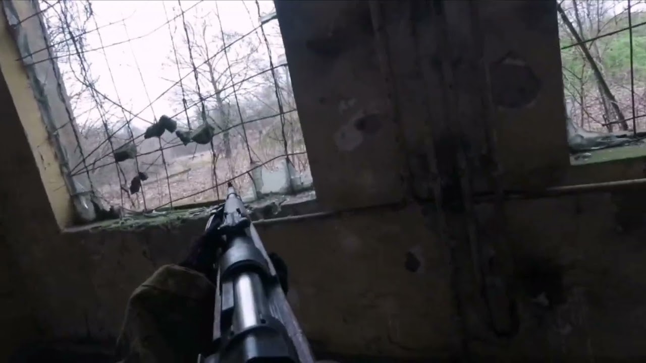 Snow Wolf Kar98k POV airsoft gameplay hits