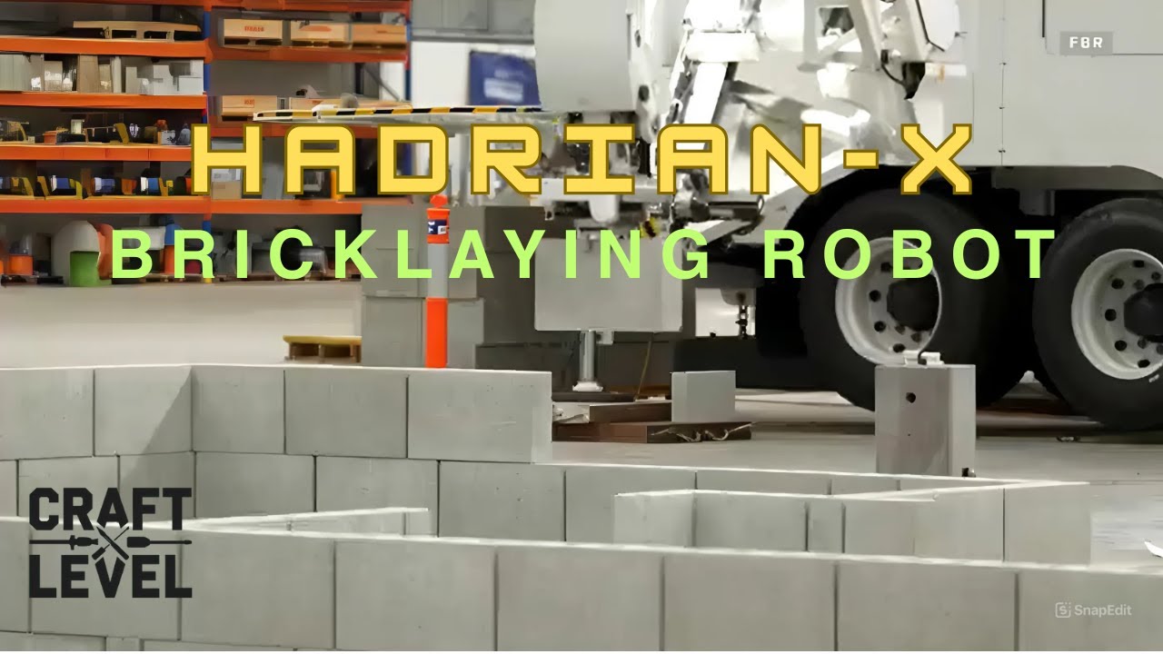 HADRIAN-X - This Bricklaying Robot Changes Everything | Construction Automation