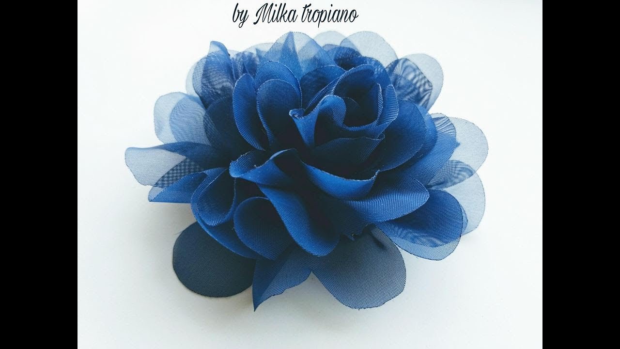 Flor Duda de voal