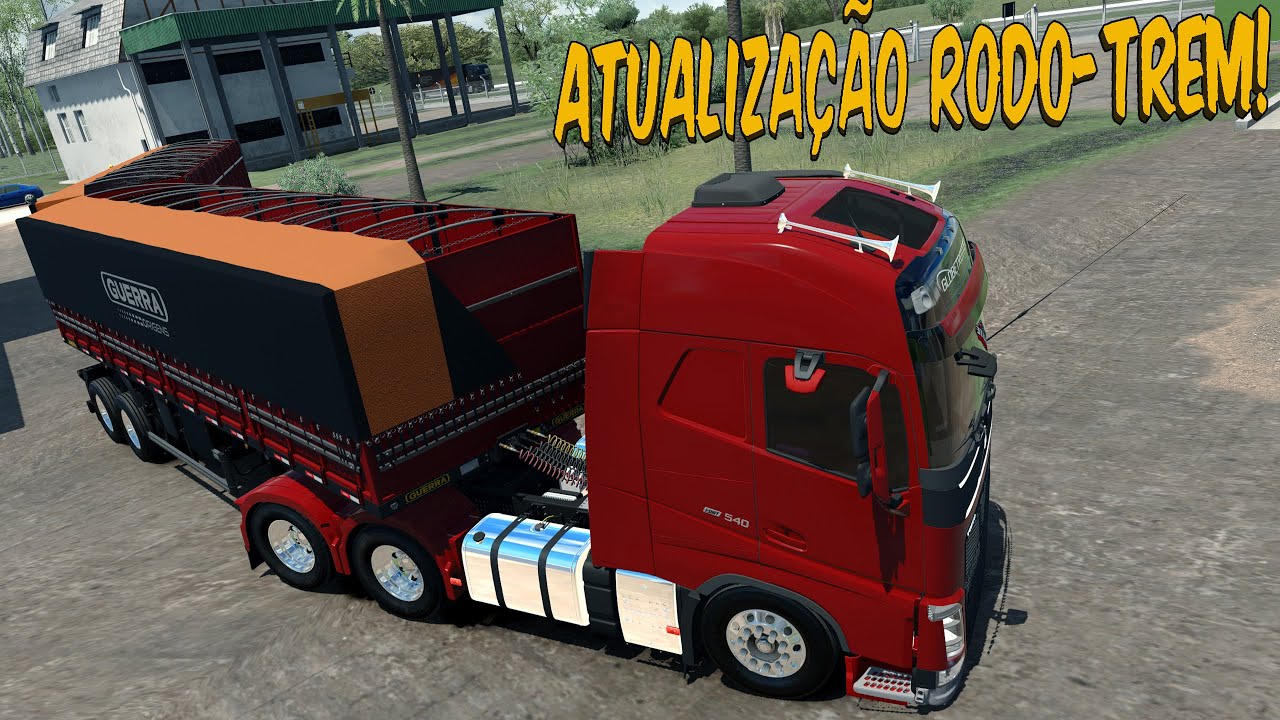 ATUALIZA&Ccedil;&Atilde;O RODO-TREM, CARREGAMENTO DIN&Acirc;MICO - ETS 2 MODS BR 1.57