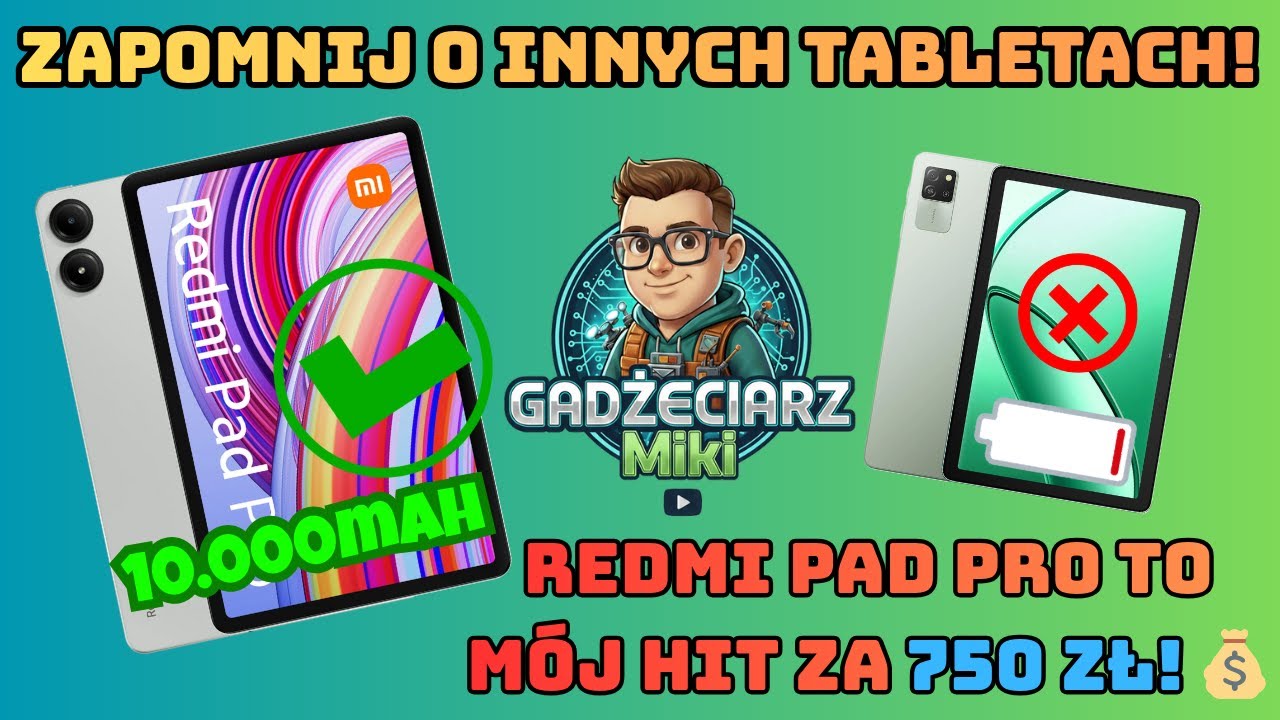 TABLET ZA 750ZŁ!💲💵 Oto Redmi Pad Pro z #aliexpress 🇨🇳