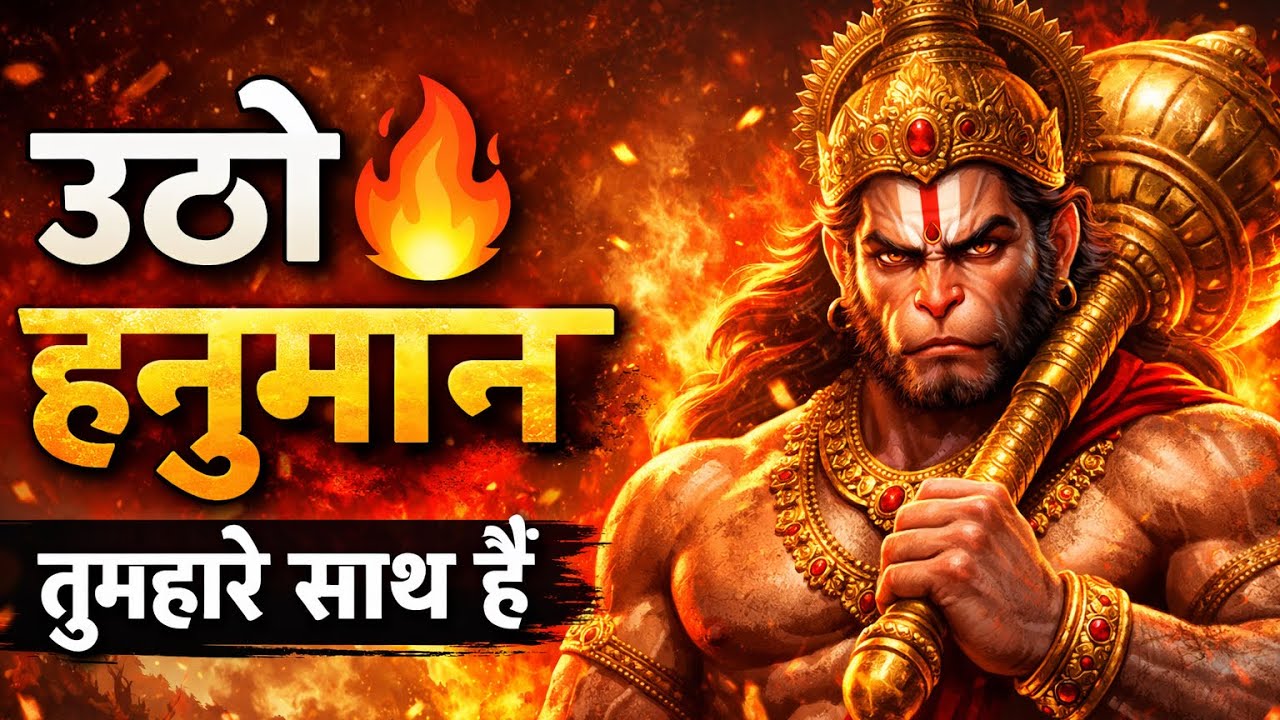 🚩 वीर हनुमान 🔥 Motivational Song | Utho Jago | Hanuman Ji Power Bhajan 🚩