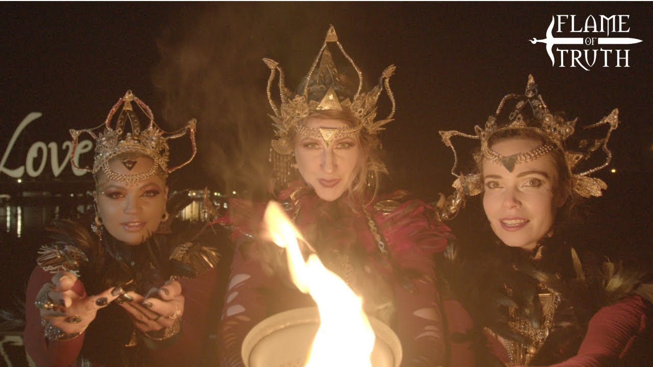 FLAME OF TRUTH Divine Feminine Fire Dance Ritual Art Music Video