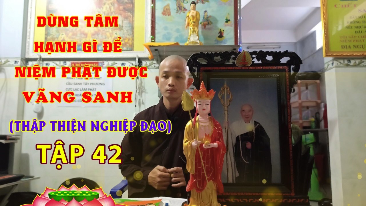 DÙNG TÂM GÌ, HẠNH GÌ, NGUYỆN GÌ ĐỂ NIỆM PHẬT ĐƯỢC VÃNG SANH( THẬP THIỆN NGHIỆP ĐẠO ) TẬP 42