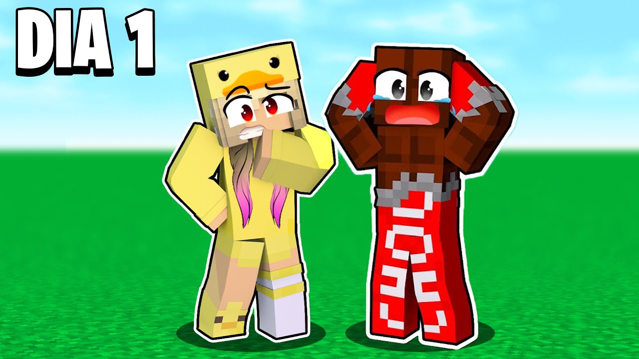 100 DÍAS JUNTOS EN MINECRAFT CON @Chocoblox